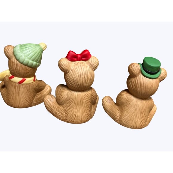 HOMCO Bear Figurines 1413 Calendar Bears set of 9 Monthly Theme Seasonal Decor - Picture 6 of 10